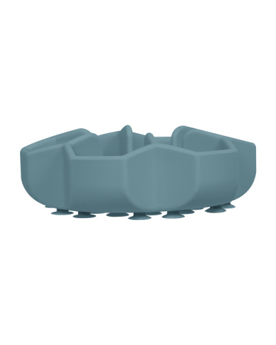 Миска для повільного харчування WAUDOG Silicone, 750 мл, сірий