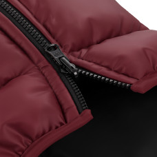 Курточка для собак WAUDOG Re-clothes двостороння, S35, A 32-35, B 45-47, C 31-36, бордовий