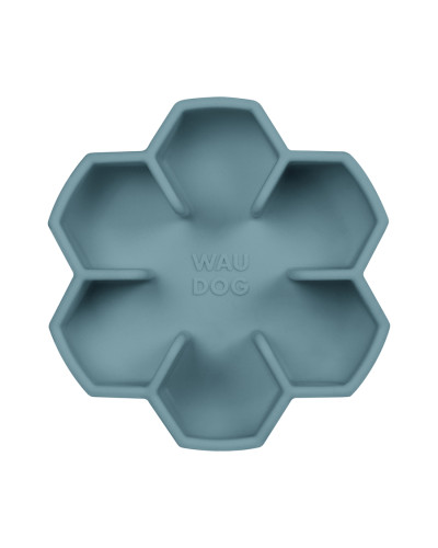 Миска для повільного харчування WAUDOG Silicone, 750 мл, сірий