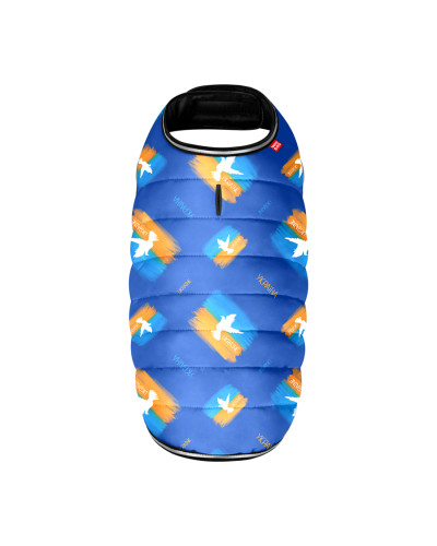 Курточка-накидка для собак WAUDOG Clothes, малюнок "Прапор", S, А 32 см, B 41-51 см, С 25-35 см