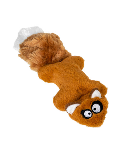 Іграшка для собак Білка з 2-ма пищалками GiGwi Plush Friendz, плюш, штучне хутро, гума, 24 см