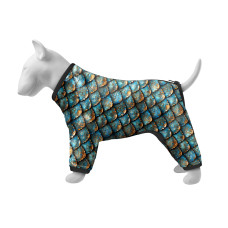 Вітровка для собак WAUDOG Clothes, малюнок "Луска", M47, В 69-72 см, С 47-50 см
