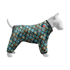 Вітровка для собак WAUDOG Clothes, малюнок "Луска", M47, В 69-72 см, С 47-50 см