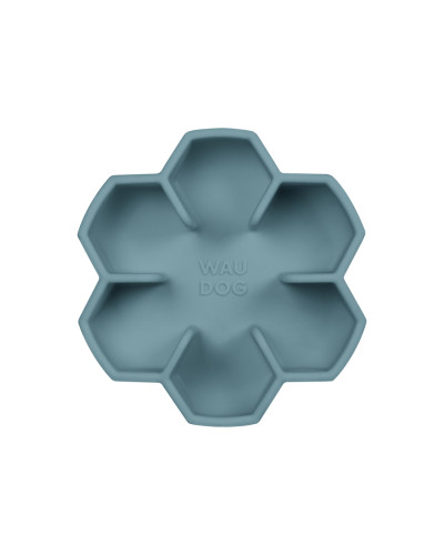Миска для повільного харчування WAUDOG Silicone, 450 мл, сірий