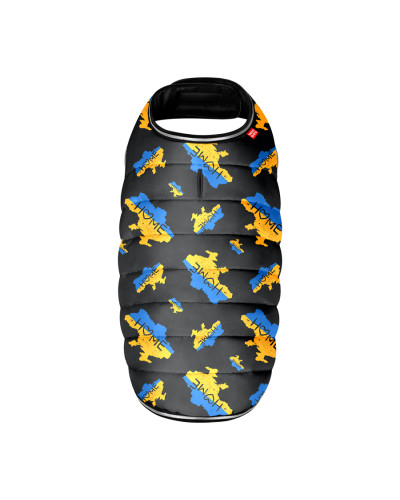 Куртка-накидка для собак WAUDOG Clothes, малюнок "Дім", XL, А 47 см, B 68-80 см, С 42-52 см