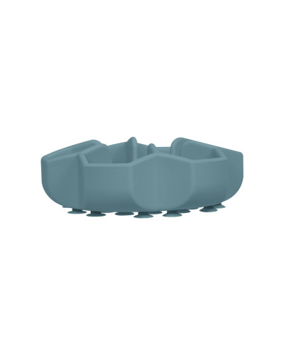 Миска для повільного харчування WAUDOG Silicone, 450 мл, сірий