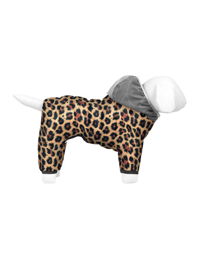 Комбінезон для собак WAUDOG Clothes малюнок "Леопард", S32, В 47-50 см, С 30-33 см
