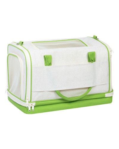 Сумка-переноска для котів та дрібних порід собак WAUDOG Relax Eco, 47x30x28 см, до 8 кг