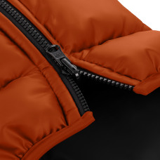 Курточка для собак WAUDOG Re-clothes двостороння, S35, A 32-35, B 45-47, C 31-36, теракотовий
