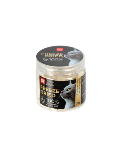 Ласощі для котів WAUCAT Treats Freeze dried Куряче філе, 20 г