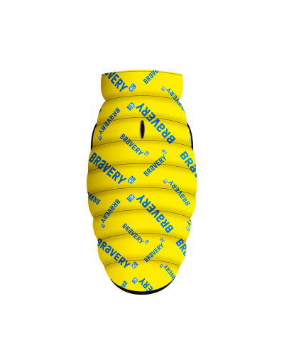 Курточка для собак WAUDOG Clothes малюнок "Сміливість", S40, В 52-55 см, С 36-39 см