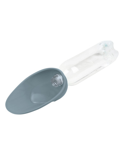 Поїлка-насадка на пляшку WAUDOG Silicone, 165х90 мм сірий