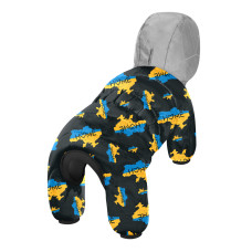 Комбінезон для собак WAUDOG Clothes малюнок "Дім", S40, В 58-61 см, С 33-38 см