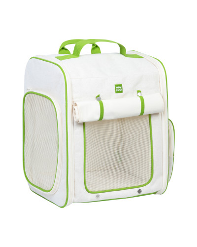 Рюкзак-переноска для котів та дрібних порід собак WAUDOG Relax Eco, 42*34*27 см, до 8 кг