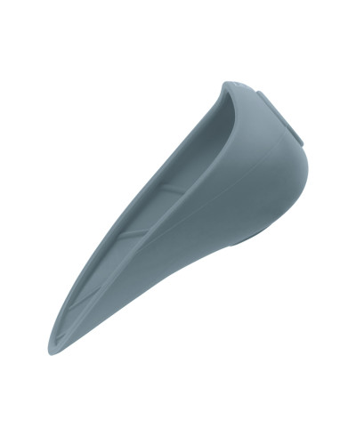 Поїлка-насадка на пляшку WAUDOG Silicone, 165х90 мм сірий