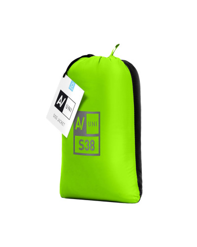 Куртка двостороння AiryVest UNI, розмір S 38, салатово-чорна