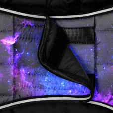 Куртка-накидка для собак WAUDOG Clothes, малюнок "NASA21", XXS, А 23 см, B 29-36 см, С 14-20 см