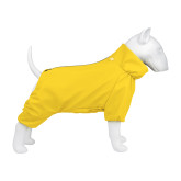 Дощовик для собак WAUDOG Clothes, водонепроникний, L50, В 70-74 см, С 47-50 см, жовтий
