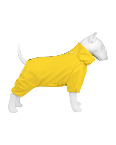Дощовик для собак WAUDOG Clothes, водонепроникний, L50, В 70-74 см, С 47-50 см, жовтий