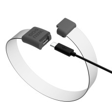 Нашийник для собак з підсвічуванням WAUDOG LED, RGB, Type-C, регульований, Ш 25 мм, Дов 60 см
