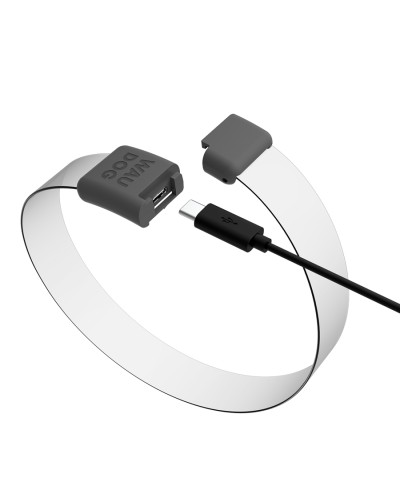 Нашийник для собак з підсвічуванням WAUDOG LED, RGB, Type-C, регульований, Ш 25 мм, Дов 60 см