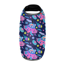 Курточка-накидка для собак WAUDOG Clothes, малюнок "Рік та Морті 1", L, А 41 см, B 58-70 см, С 42-52 см