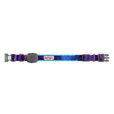Нашийник для собак з підсвічуванням WAUDOG LED, NASA21, Type-C, M-L, Ш 25 мм, Дов 41-62 cm