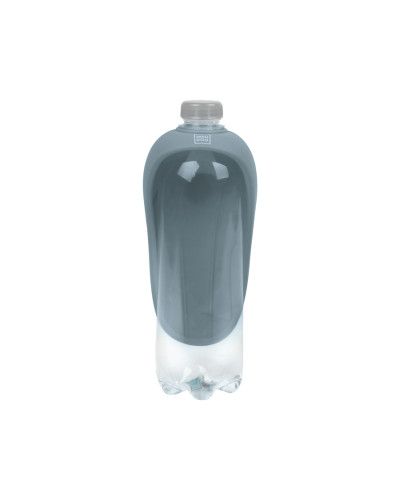 Поїлка-насадка на пляшку WAUDOG Silicone, 165х90 мм сірий
