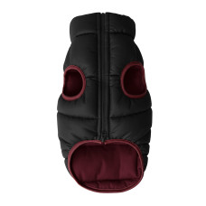 Курточка для собак WAUDOG Re-clothes двостороння, L65, A 62-65, B 87-89, C 60-65, бордовий