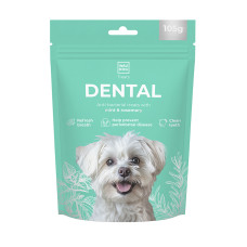 Ласощі для собак WAUDOG Treats Dental Паличка для чистки зубів з м'ятою і розмарином, 105 г