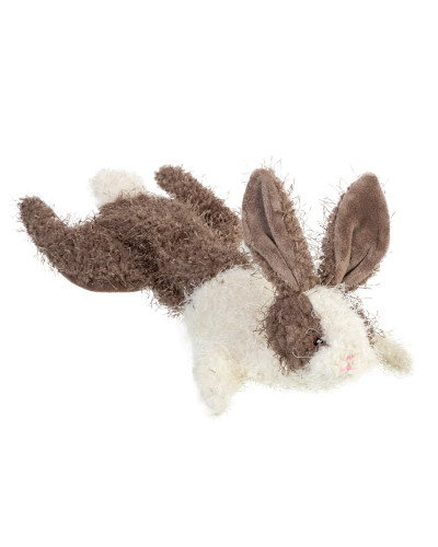 Іграшка для собак Заєць, шкурка з пищалкою GiGwi Plush Friendz, текстиль, 47 см
