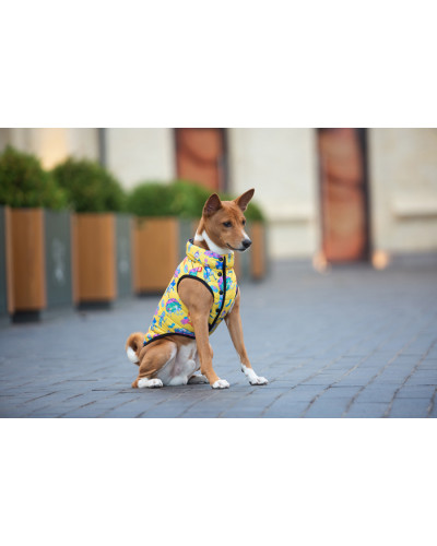 Курточка для собак WAUDOG Clothes малюнок "Рік та Морті 3", L65, В 87-90 см, С 60-65 см