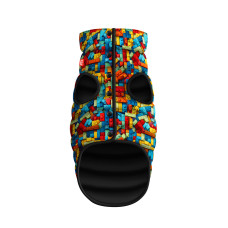 Курточка для собак WAUDOG Clothes малюнок "Блоки", XS25, В 37-40 см, С 24-27 см