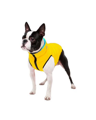 Двостороння курточка AiryVest для собак , розмір M 40, жовто-блакитна
