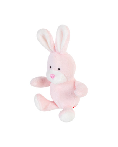 Іграшка для собак Заєць з пищалкою GiGwi Plush Friendz, плюш, 11 см