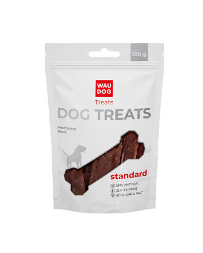 Ласощі для собак WAUDOG Treats "Качине в'ялене м'ясо", 100 г