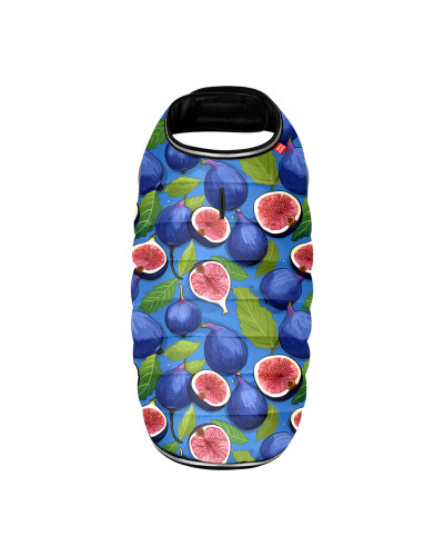 Курточка-накидка для собак WAUDOG Clothes, малюнок "Інжир", XS, А 26 см, B 33-41 см, С 18-26 см