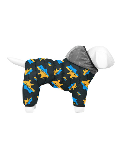 Комбінезон для собак WAUDOG Clothes малюнок "Дім", M35, В 59-62 см, С 37-40 см