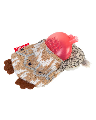 Іграшка для собак Сова з пищалкою GiGwi Plush Friendz, текстиль, 10 см