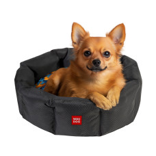 Лежанка для собак WAUDOG Relax, малюнок "Апельсини", S, Ш 34 см, Д 45 см, В 17 см
