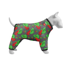 Вітровка для собак WAUDOG Clothes, малюнок "Калина", S35, В 47-51 см, С 35-39 см