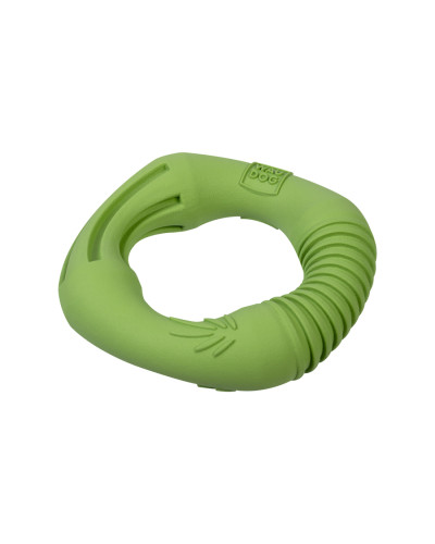 Іграшка для собак WAUDOG Fun Natural Кільце, біорозкладна гума, 12 см, зелена