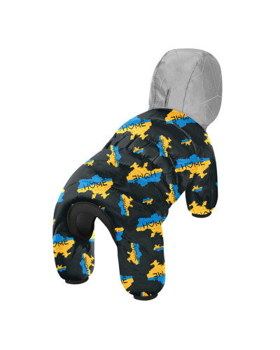 Комбінезон для собак WAUDOG Clothes малюнок "Дім", M35, В 59-62 см, С 37-40 см