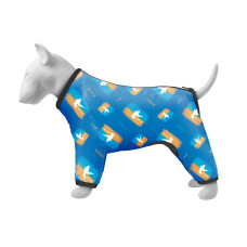 Вітровка для собак WAUDOG Clothes, малюнок "Прапор", S40, В 56-59 см, С 37-40 см