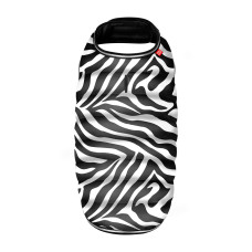 Курточка-накидка для собак WAUDOG Clothes, малюнок "Зебра", S, А 32 см, B 41-51 см, С 25-35 см