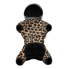 Комбінезон для собак WAUDOG Clothes малюнок "Леопард", XS25, В 36-38 см, С 24-26 см