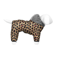 Комбінезон для собак WAUDOG Clothes малюнок "Леопард", XS25, В 36-38 см, С 24-26 см