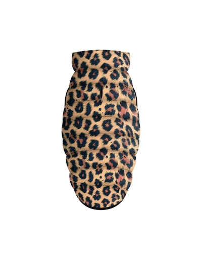 Курточка для собак WAUDOG Clothes малюнок "Леопард", S35, В 47-50 см, С 30-33 см
