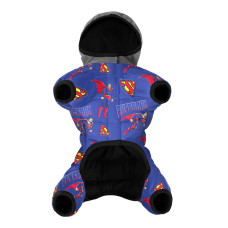 Комбінезон для собак WAUDOG Clothes малюнок "Сила Супермена", M45, В 57-60 см, С 41-44 см