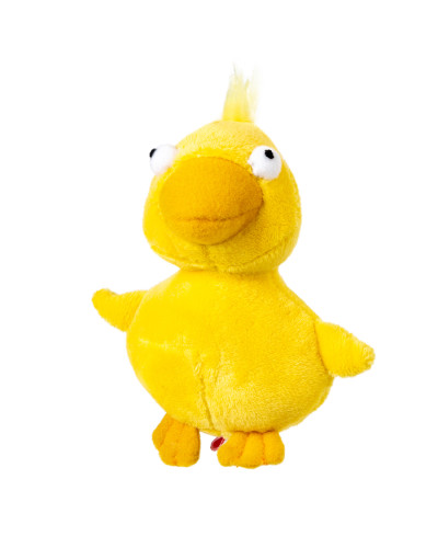 Іграшка для собак Качка з пищалкою GiGwi Plush Friendz, текстиль, МТХ, 11 см